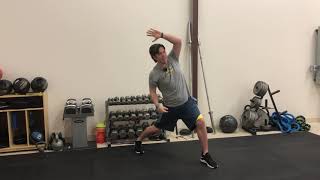 3D Split Stance Stretch