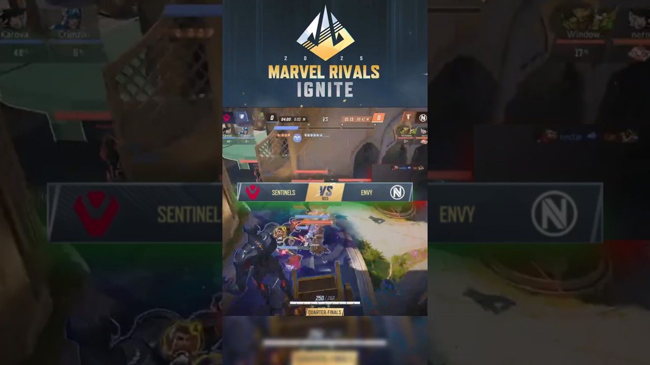 Highlights Sentinels vs Envy 2 #marvelrivals #marvel #IGNITE  #gaming #videogames  #shorts #fyp