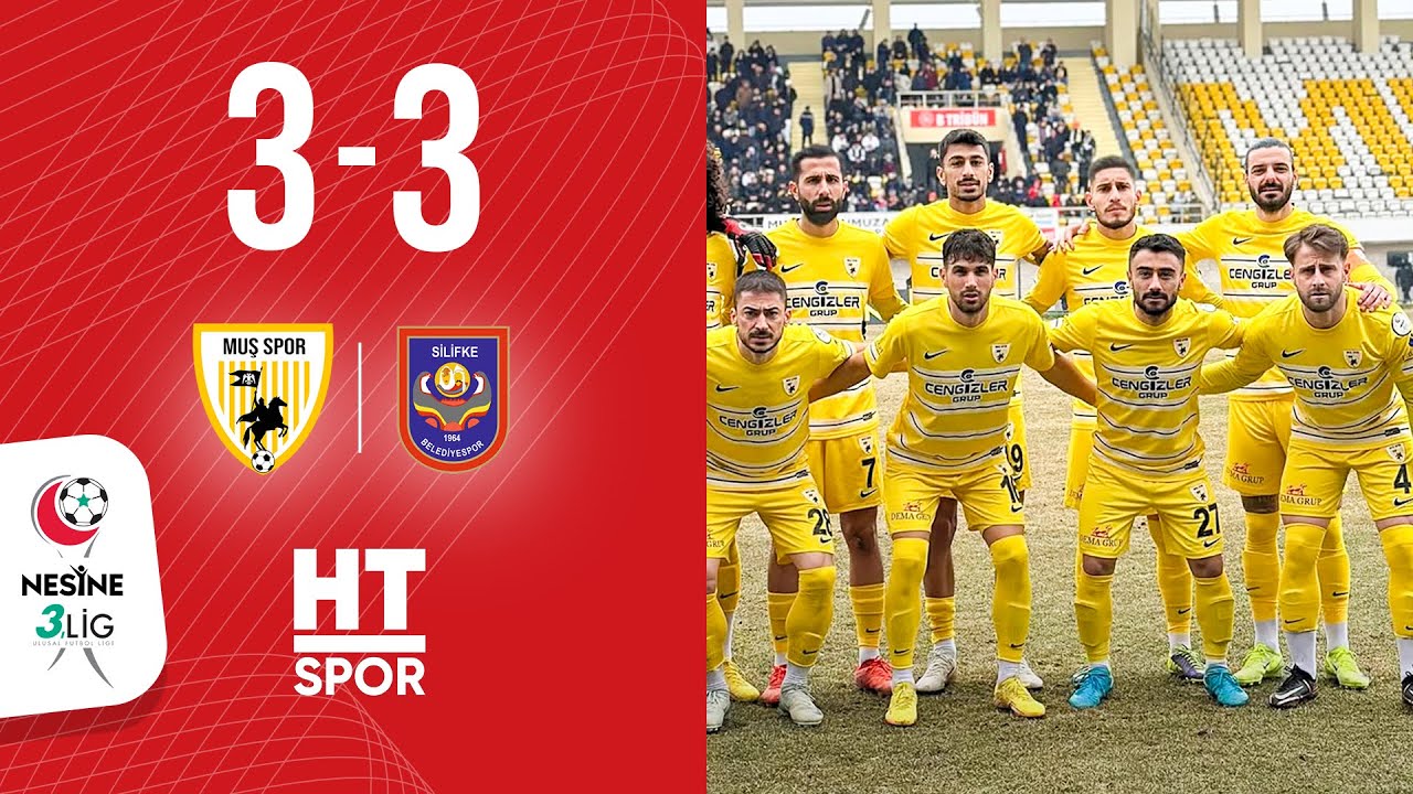 Muş Spor Kulübü 3 - 3 Silifke Belediye Spor (17. Hafta)