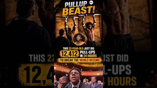 💪 PULLUP BEAST ALERT! 😳🔥 .. #youtubeshorts #shorts #WorldRecord #PullUps #Fitness #M
