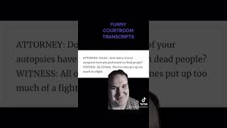 Famous Funny Courtroom Transcripts #shorts Wealth