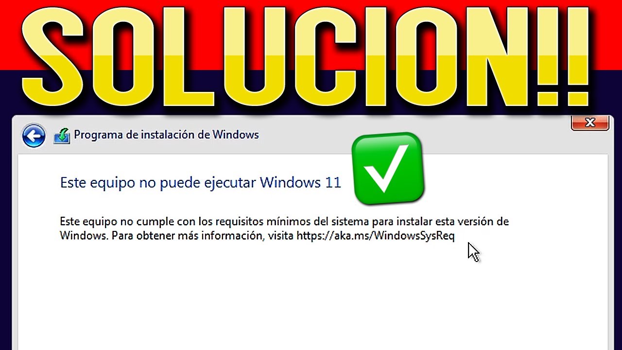 Este Equipo No Cumple con los Requisitos Mínimos de Windows 11: ¡Soluciones! 15