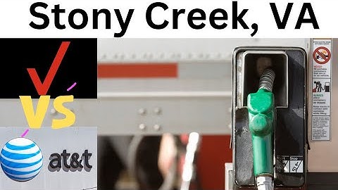 Verizon versus AT&T | Stoney Creek,VA | i-95 trucker rest stop