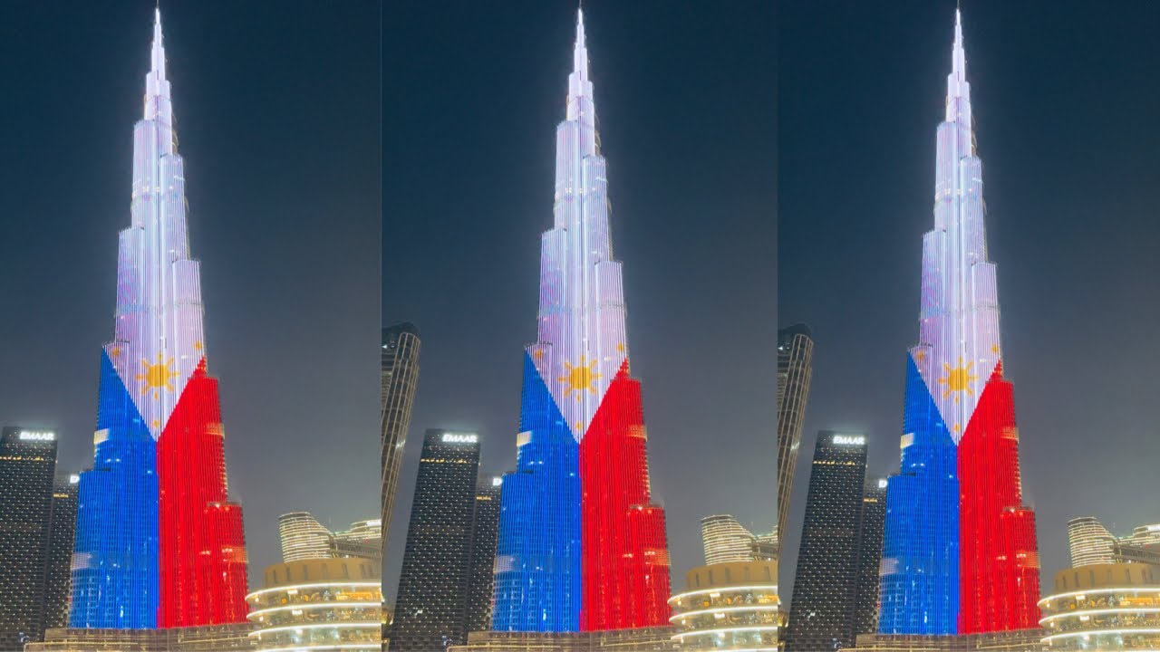 Burj Khalifa Dubai Lights Up Philippine Flag In Celebration Of burj-khalifa-dubai-lights-up-philippine-flag-in-celebration-of