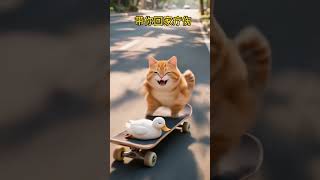 Fat Orange Saves a Duck… Then Eats the Duck’s Lunch?! 🦆🍊🤣 | Funny Cartoon Story