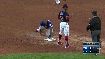 TEX@CLE: Indians turn strike em