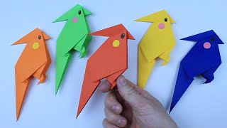 Comment faire un perroquet à partir de papier. Perroquet origami