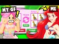 ✨💖 I SCAMMED my GF as ARIEL IN ADOPT ME ROBLOX (PRANK) Boy and Girl Roblox Youtuber