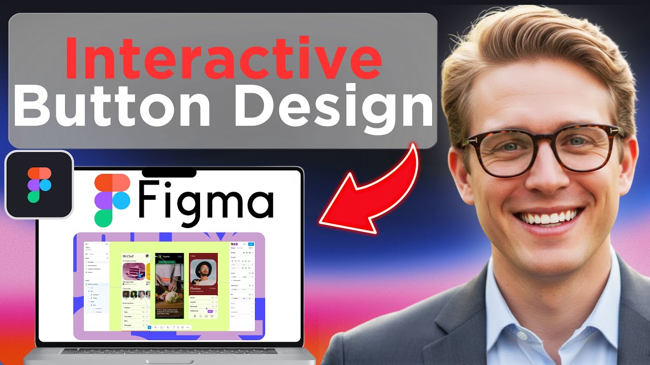 How To Design An Interactive Button In Figma (Tested) - YouTube