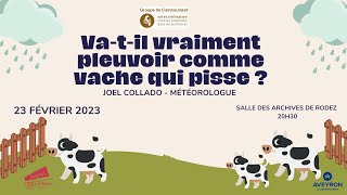 Evolution du climat, prévisions météorologiques : conférence de Joël Collado