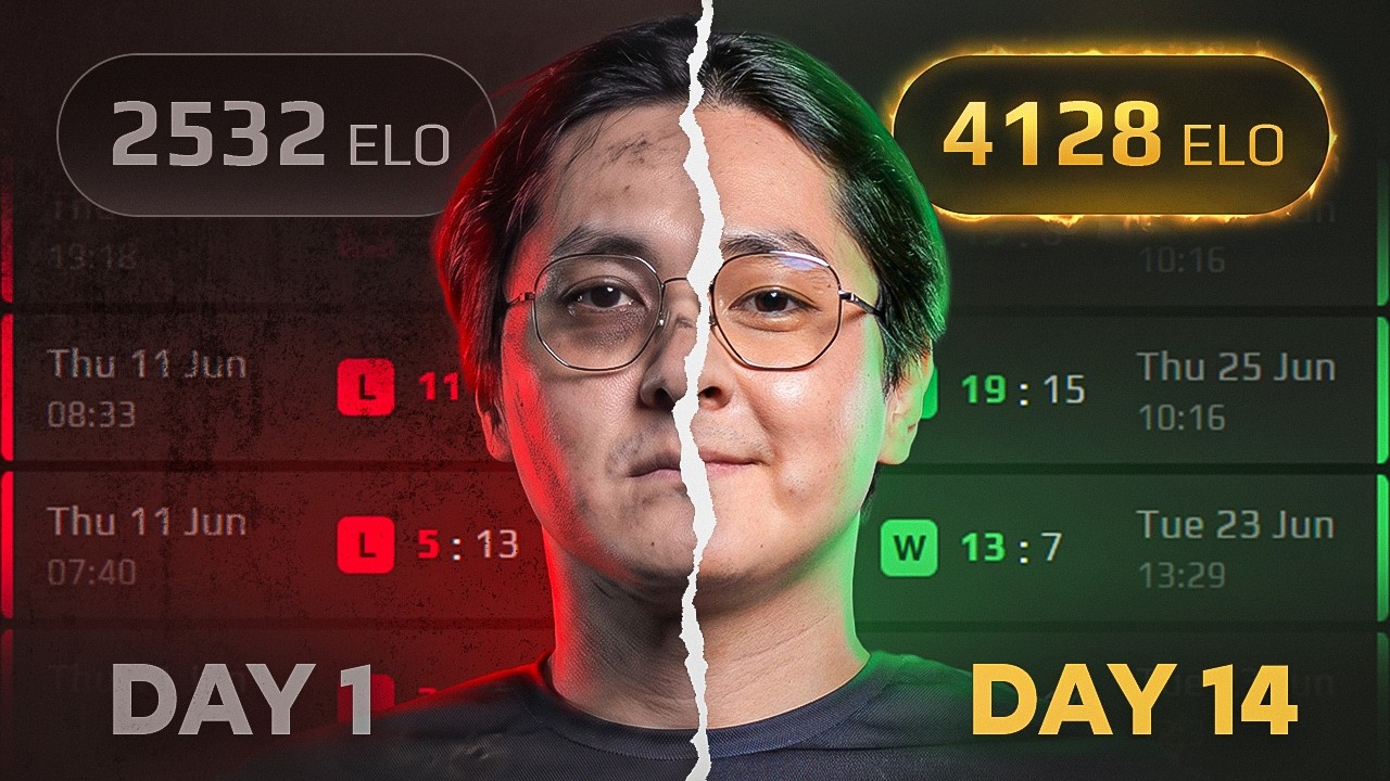He earned 2000 ELO in 2 Weeks... What can we learn?