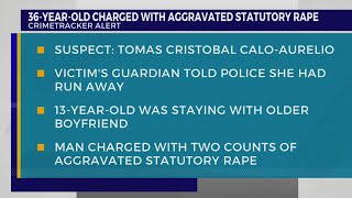 36-year-old charged with aggravated statutory rape