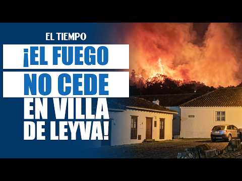 Fires in Villa de Leyva have been burning for over 40 hours: control efforts continue | EL TIEMPO