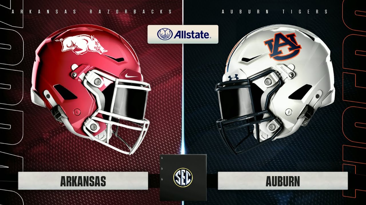 EA CFB 25 - Arkansas Razorbacks @ Auburn Tigers - Dynasty Week 4 - YouTube