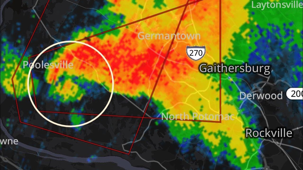 large destructive tornado near Germantown MD 060524 this is a