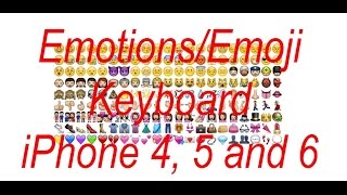 How To - Enable Emoji/Emoticons Keyboard on iPhone 4, 5, and 6 screenshot 4