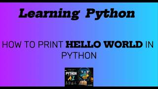 How to print HELLO WORLD in python (from beginner to pro) # learning python with AI @ PyNexora AI