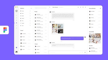 Messenger Web App ui Design on Figma  |  Creative & Modern Latest Design