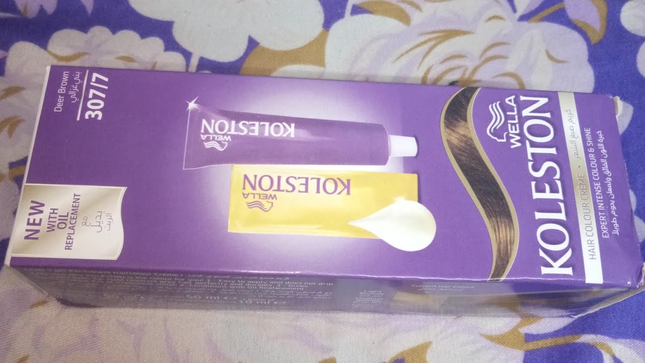 WELLA KOLESTON hair colour creme { DEER BROWN 307 / 7 } hair colour