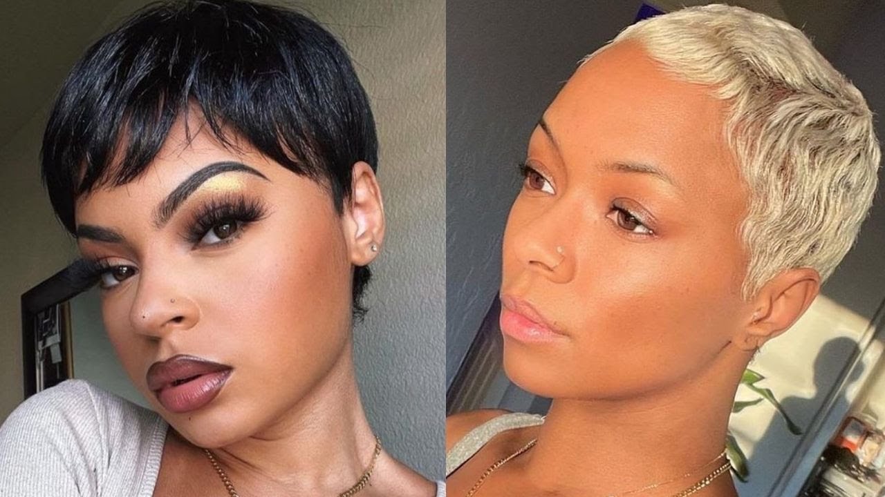 statement making short hairstyles for black women 2022 - 2023 - YouTube