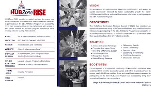 GAFC: HUBZone Contractors National Council - HUBZone Rise