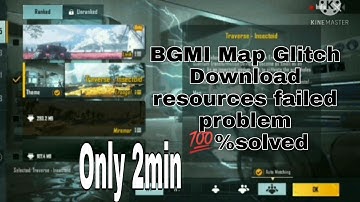 How to fix BGMI Map Download Problem | Download failed due to network error  💯% Solved