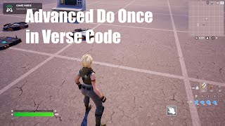 Advanced Do Once in Verse Code