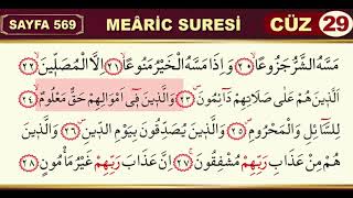 070 Mearic Suresi Hafız Mustafa Uyar