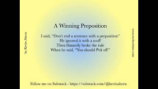 A Winning Proposition