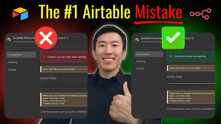 How to Set Up Airtable Credentials in n8n (Step By Step for Beginners)