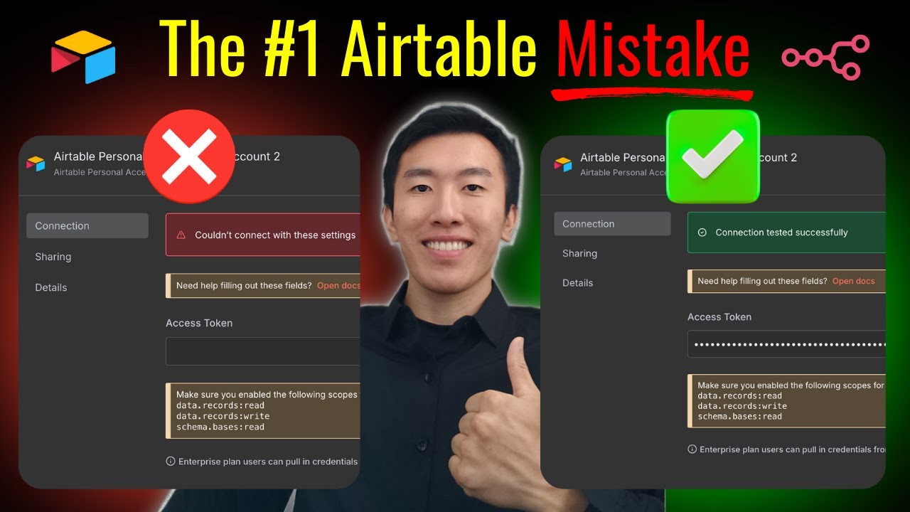 How to Set Up Airtable Credentials in n8n (Step By Step for Beginners ...