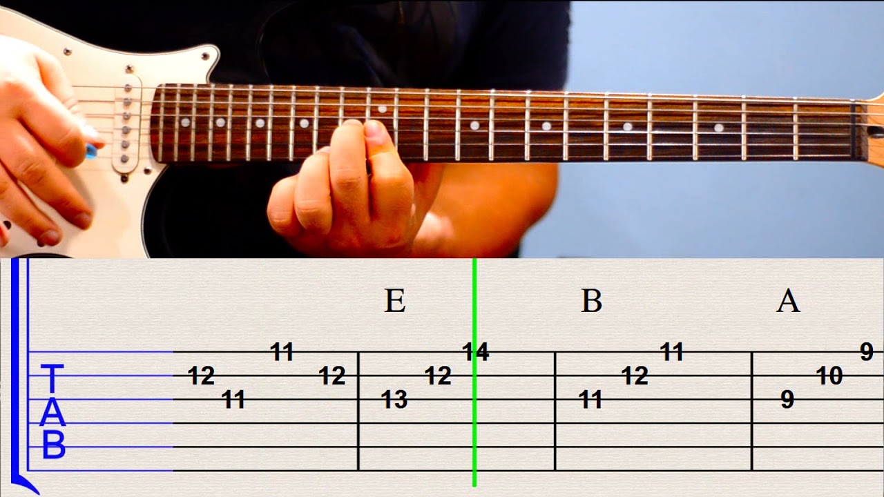 grupo sombras / pega la vuelta / guitarra / video tutorial/ tablatura www.cumbiatabs.com.ar