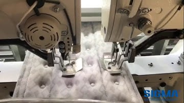 SM-2600-4 Four heads tack & jump border stitching machine