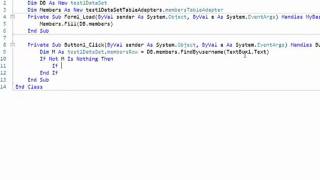 VB.NET : Working with databases