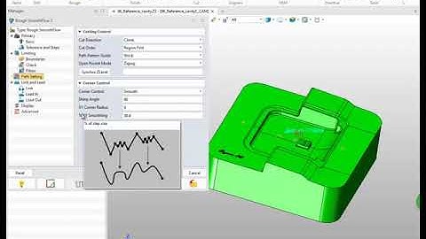 ZW3D CAM 3X Milling Tutorial - Smooth Flow