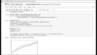 Random Data in Notebook for Python and iPython