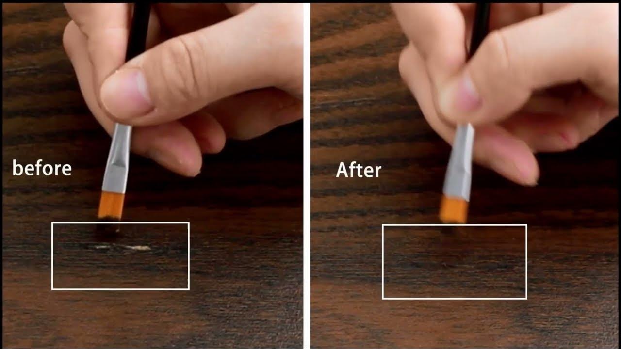 How to use furniture touch up markers & wax fillers - Upcycle