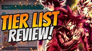 WHO ARE THE BEST UNITS?! Gamepress Tier List Review! (Dragon Ball LEGENDS)