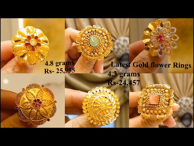 Traditional Big Flower Design Ring