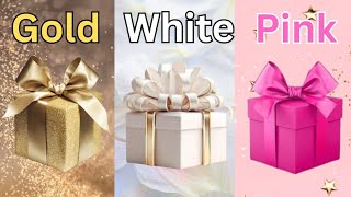 Choose Your Gift 🎁🤩💖🤮 #3giftbox #pickonekickone #wouldyourather #chooseyourgift #giftboxchallenge