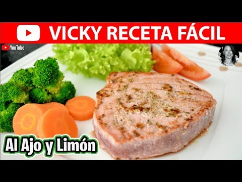 ATUN AL AJO Y LIMON | #VickyRecetaFacil - YouTube