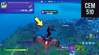 Build structures at Camp Cuddle Fortnite Daily Quests