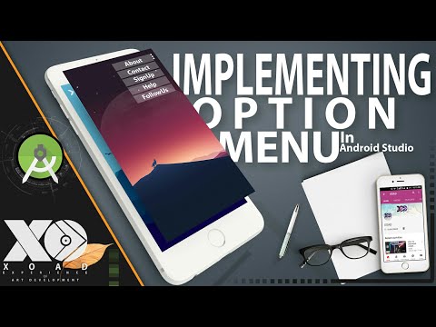 Implementing Option Menu In Android Studio | Hindi | XOAD