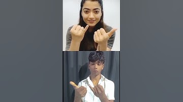 Taehyung & Rashmika finger tutting #rashmikamandanna #taehyung #bts