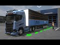 ETS2 Xe đầu kéo SCANIA V8 ( 6x4 ) quá tuyệt vời / universal truck simulator !