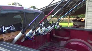 Rod Holder for Truck made Easy 2019/ How to build a homemade rod holder for surf  fishing rods 