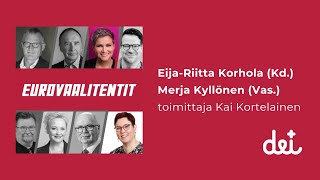 Eurovaalitentti: Eija-Riitta Korhola ja Merja Kyllönen