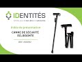 Vidéo: Canne de marche pliable avec éclairage LED