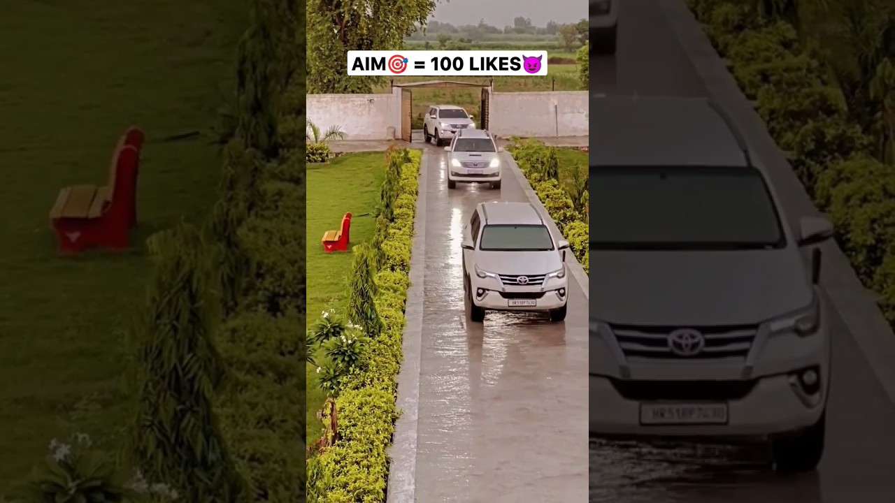 3 Fortuner 😈 Royal Entry in Farm House 😎