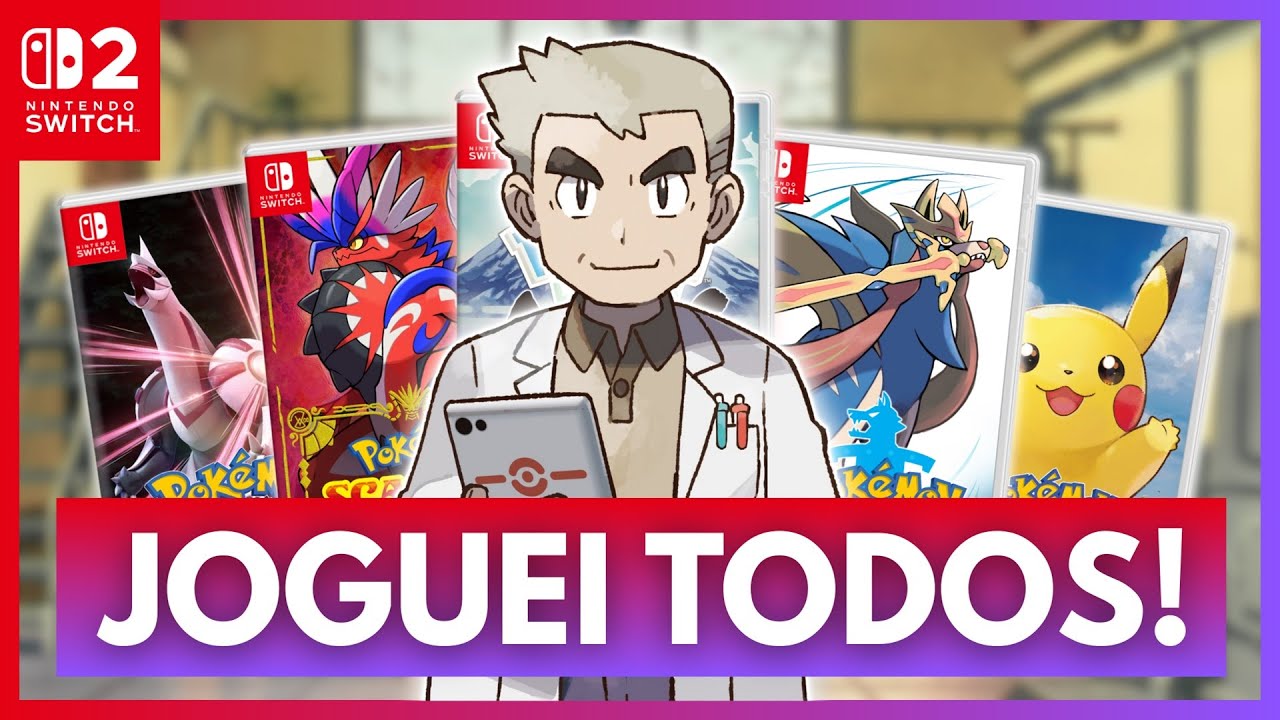 TESTEI TODOS os JOGOS de POKÉMON no NINTENDO SWITCH 2! (E foi isso que ...
